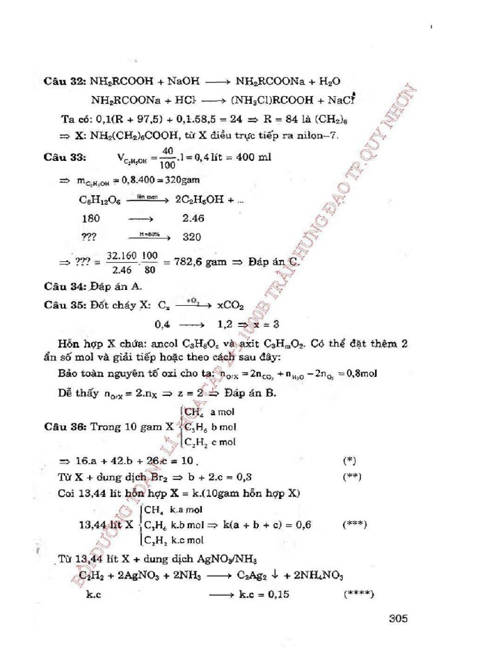 image for page Các công thức giải nhanh trắc nghiệm hóa học