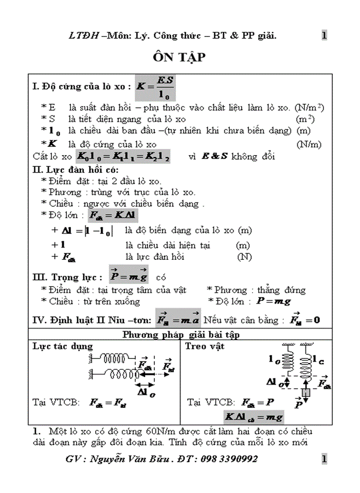 image for page Các dạng bài tập phương pháp giải dao động điều hòa