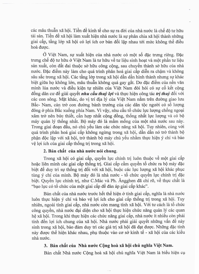 image for page Những vấn đề cơ bản về nhà nước cộng hòa xã hội chủ nghĩa việt nam