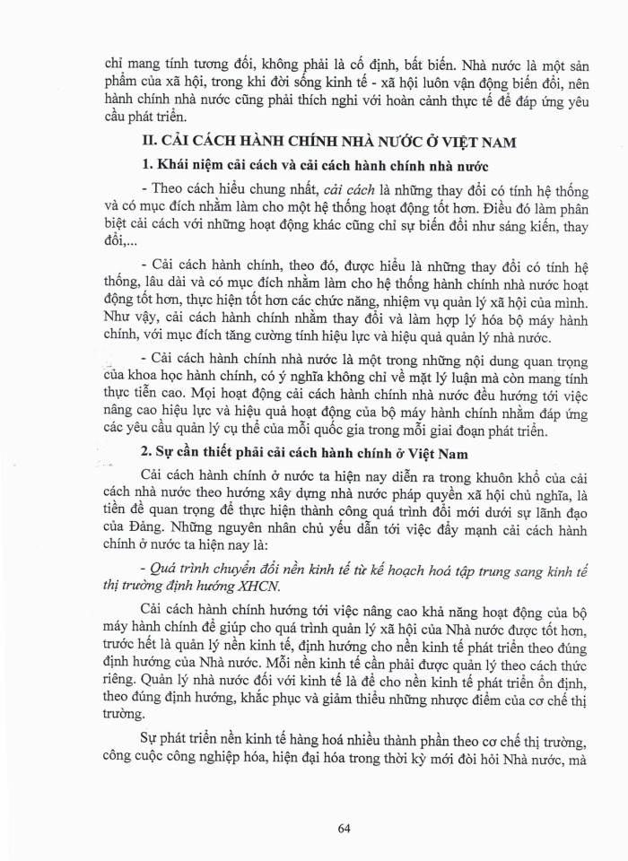 image for page Một số vấn đề cải cách hành chính nhà nước