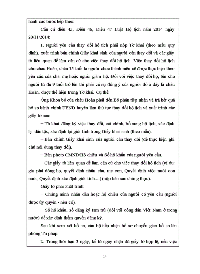 image for page Xử lý tình huống trong thay đổi hộ tịch