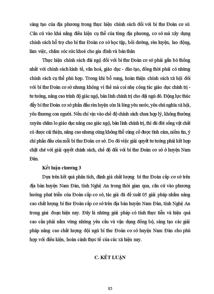 image for page Nâng cao chất lượng bí thư Đoàn cấp cơ sở trên địa bàn huyện Nam Đàn, tỉnh Nghệ An trong giai đoạn hiện nay