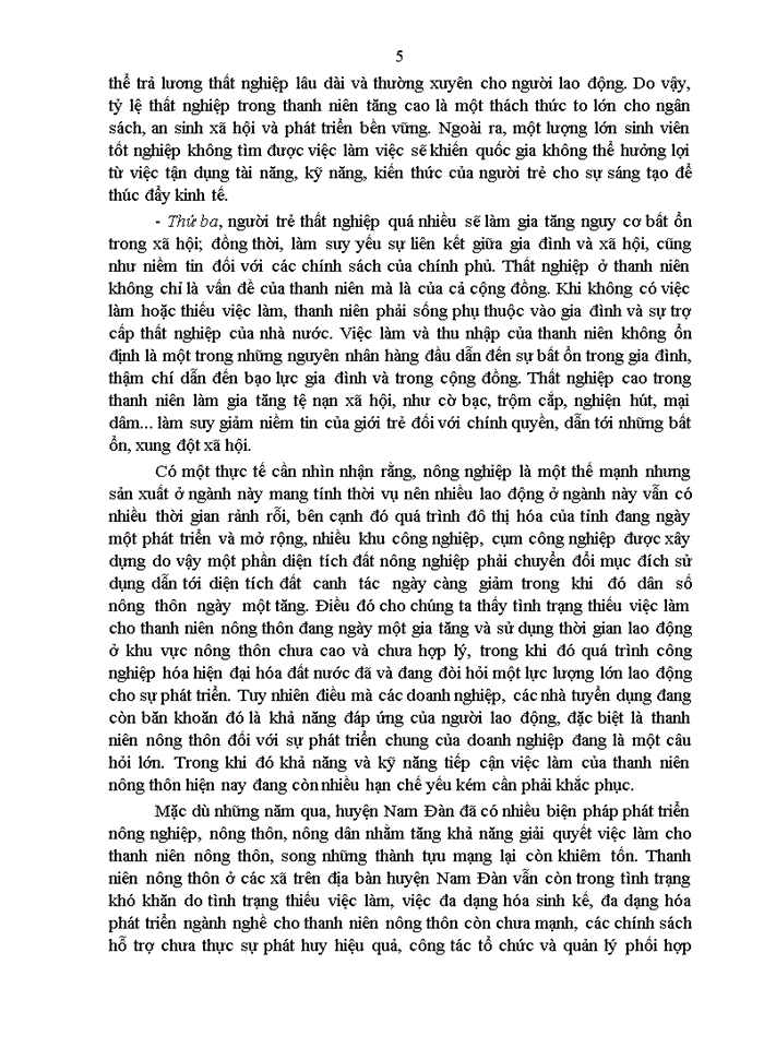 image for page Giải quyết việc làm cho thanh niên nông thôn huyện nam đàn, tỉnh nghệ an