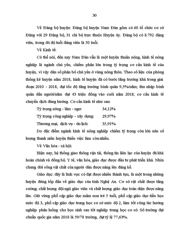 image for page Nâng cao chất lượng công tác phát triển đảng viên trong thanh niên ở đảng bộ huyện nam đàn, tỉnh nghệ an giai đoạn hiện nay