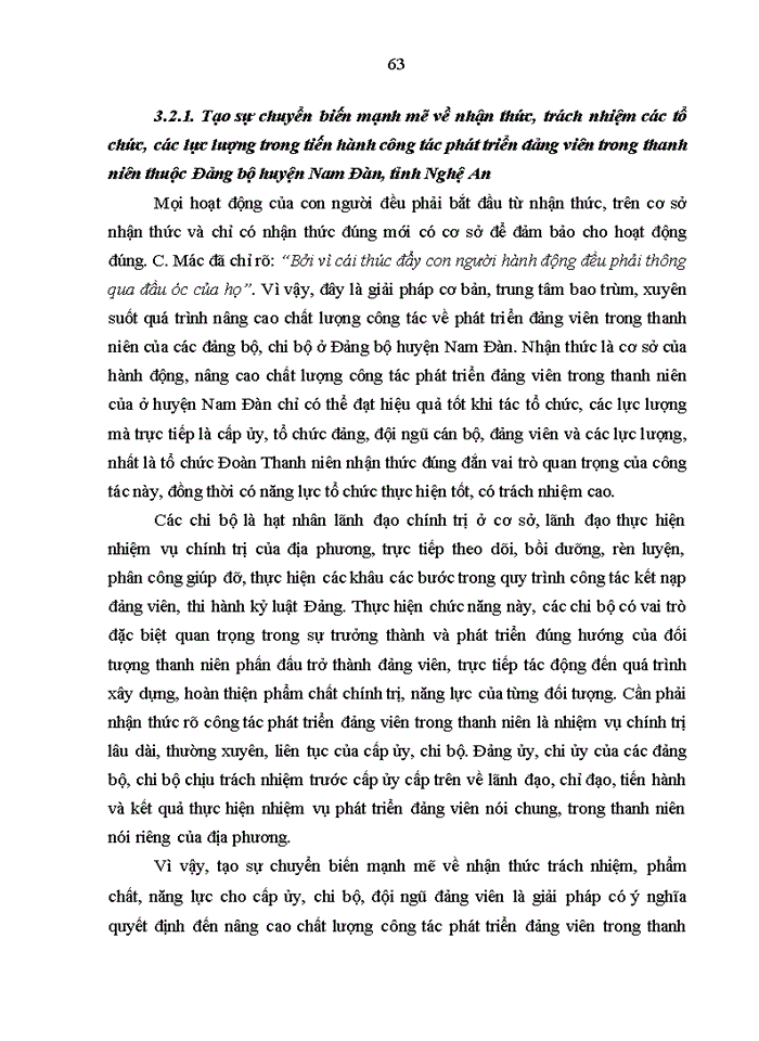 image for page Nâng cao chất lượng công tác phát triển đảng viên trong thanh niên ở đảng bộ huyện nam đàn, tỉnh nghệ an giai đoạn hiện nay