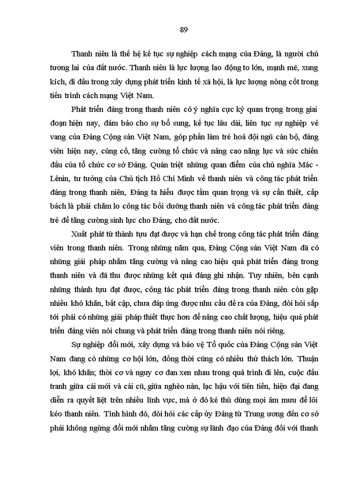 image for page Nâng cao chất lượng công tác phát triển đảng viên trong thanh niên ở đảng bộ huyện nam đàn, tỉnh nghệ an giai đoạn hiện nay