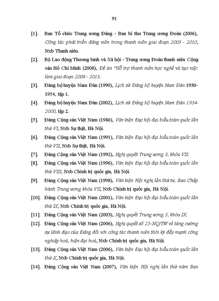 image for page Nâng cao chất lượng công tác phát triển đảng viên trong thanh niên ở đảng bộ huyện nam đàn, tỉnh nghệ an giai đoạn hiện nay