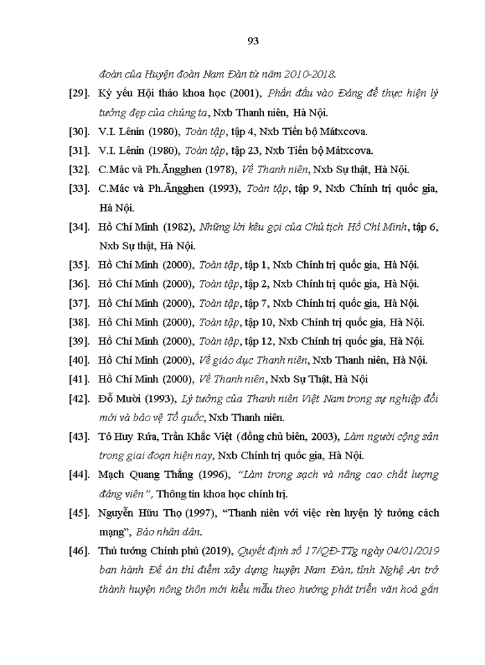 image for page Nâng cao chất lượng công tác phát triển đảng viên trong thanh niên ở đảng bộ huyện nam đàn, tỉnh nghệ an giai đoạn hiện nay