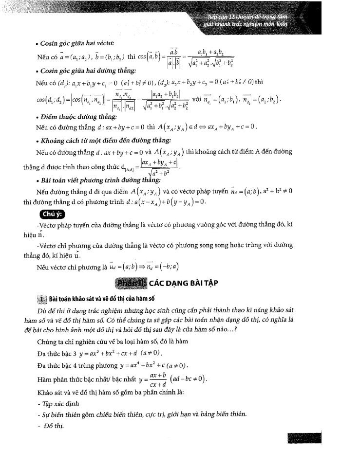 image for page Tiếp cận 11 chuyên đề trọng tâm giải nhanh trắc nghiệm môn toán