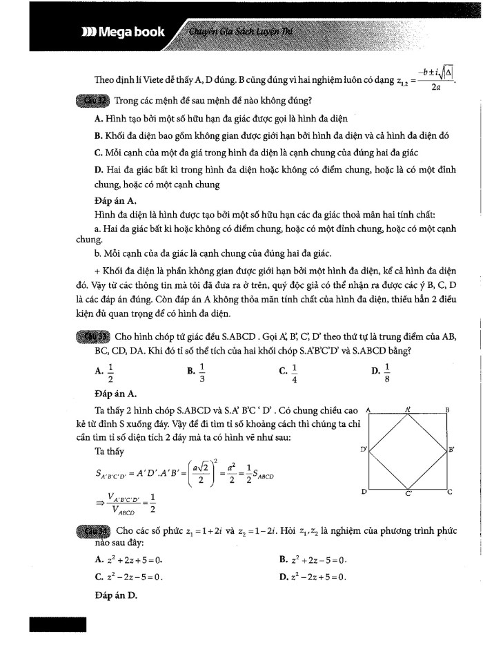 image for page Tiếp cận 11 chuyên đề trọng tâm giải nhanh trắc nghiệm môn toán