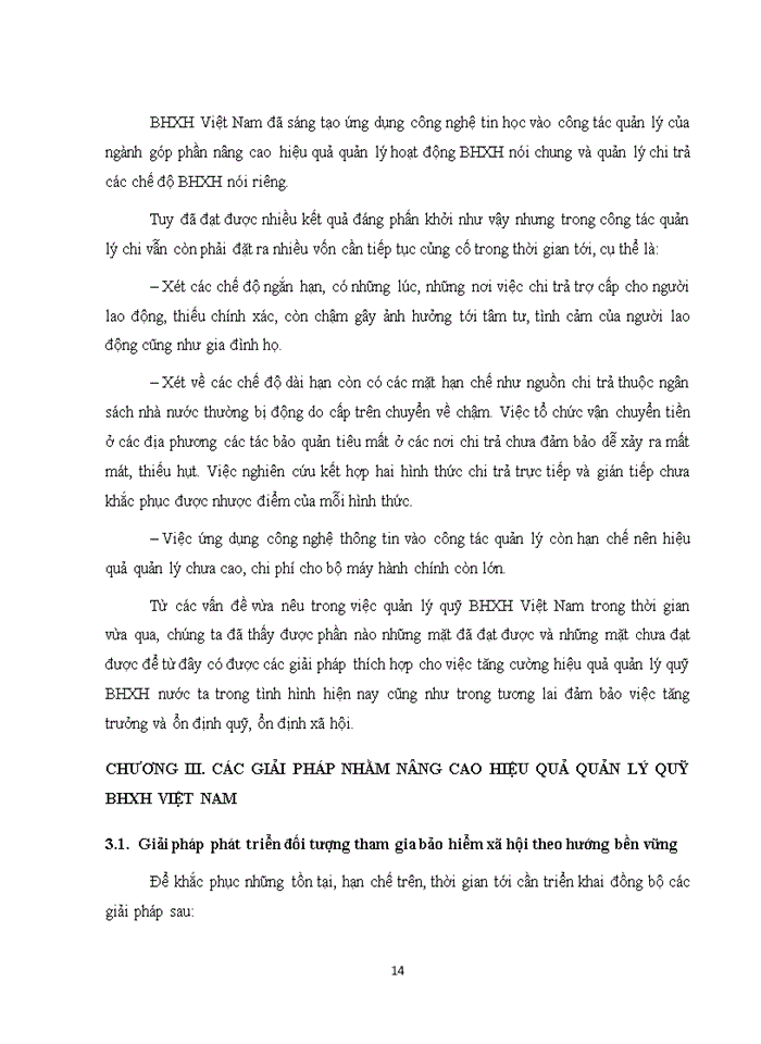 image for page Quản lý  quỹ bảo hiểm xã hội ở việt nam, thực trạng và giải pháp