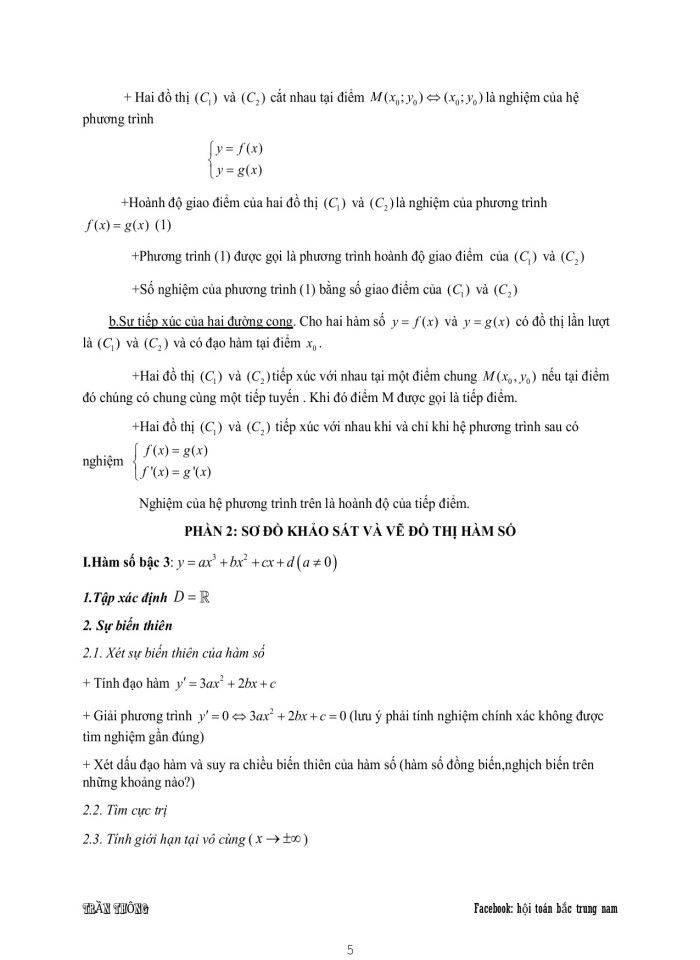 image for page Ứng dụng của đạo hàm và khảo sát đồ thị hàm số