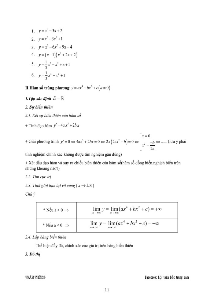 image for page Ứng dụng của đạo hàm và khảo sát đồ thị hàm số