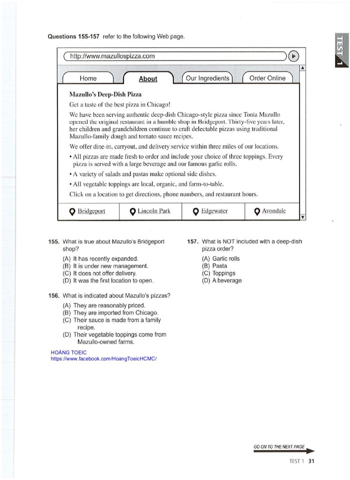 image for page 10 tests reading ets toeic