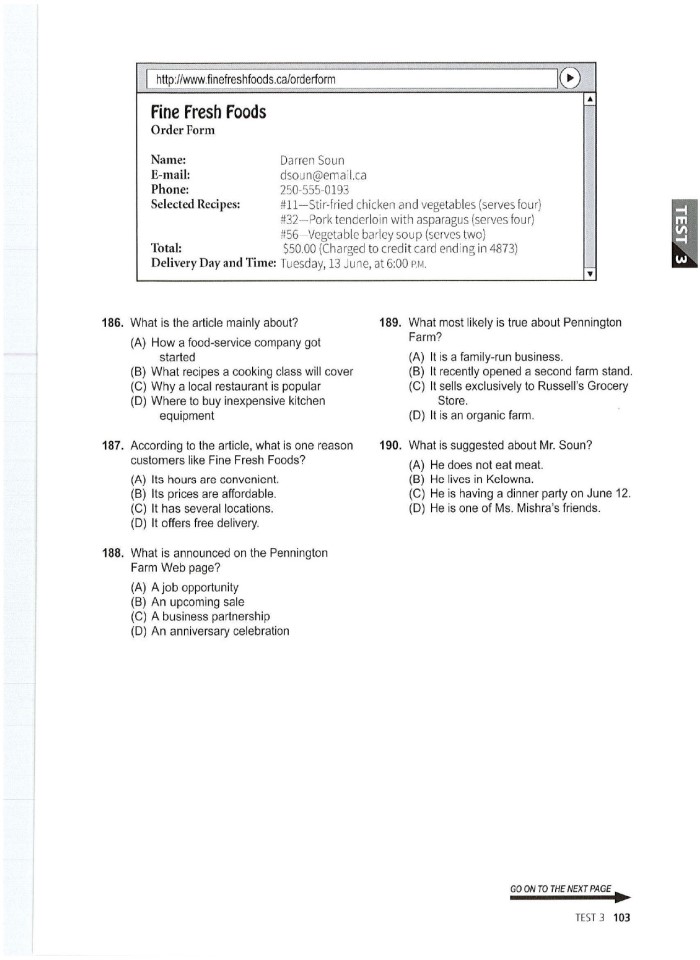 image for page 10 tests reading ets toeic