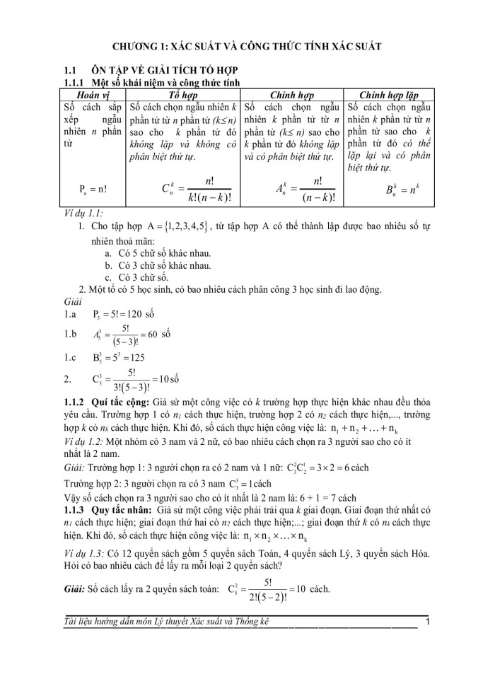 image for page Xác suất và công thức tính xác suất