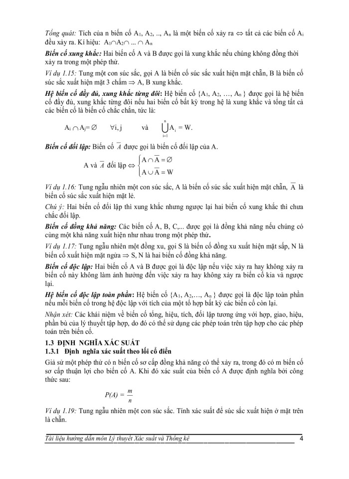 image for page Xác suất và công thức tính xác suất