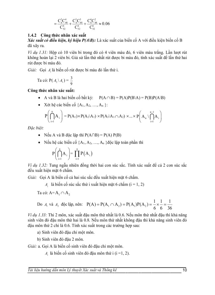 image for page Xác suất và công thức tính xác suất