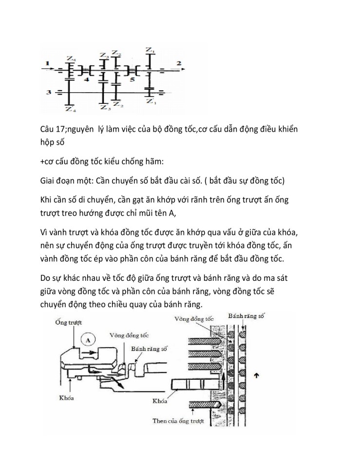 image for page Tài liệu kết cấu hộp số