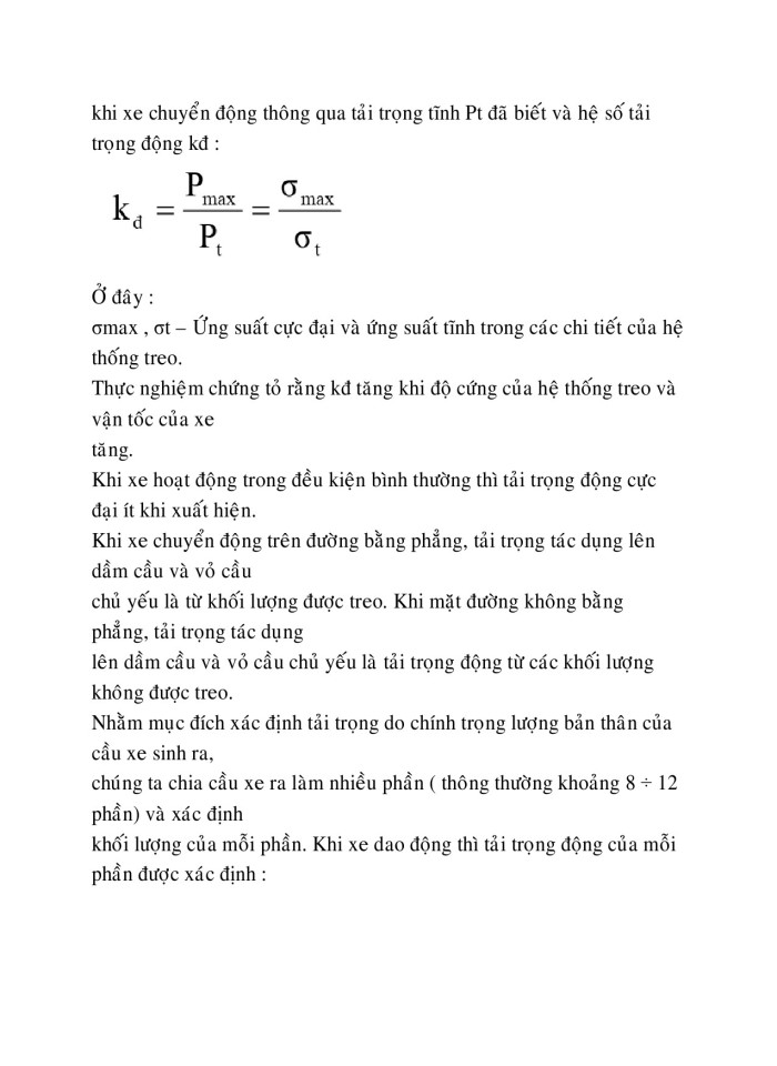 image for page Đề cương kết cấu tính toán ô tô