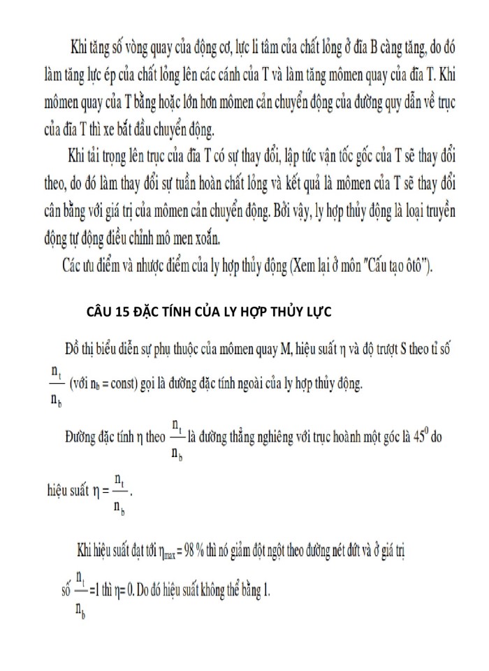 image for page Đề cương kết cấu tính toán ô tô