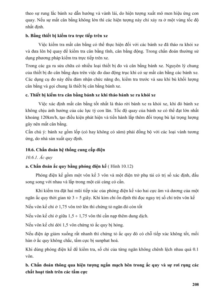 image for page Tài liệu học tập học phần công nghệ sửa chữa - bảo dưỡng & chẩn đoán kỹ thuật ô tô