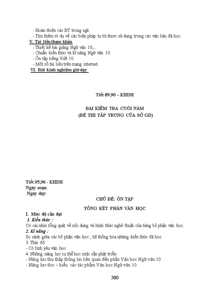 image for page Giáo án ngữ văn 10