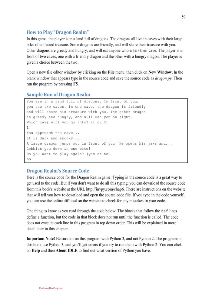 image for page Invent Your Own Computer Games with Python, 2nd Edition