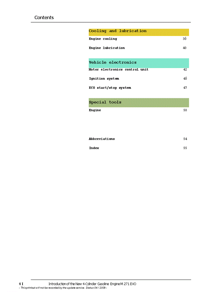 image for page New 4-Cylinder Gasoline Engine M 271 EVO