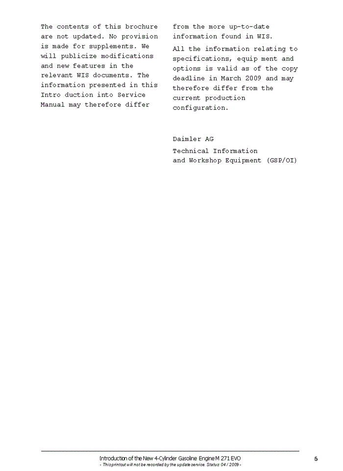 image for page New 4-Cylinder Gasoline Engine M 271 EVO