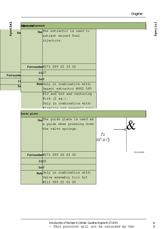 image for page New 4-Cylinder Gasoline Engine M 271 EVO