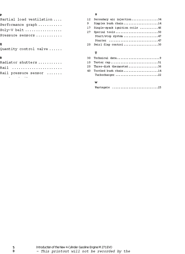 image for page New 4-Cylinder Gasoline Engine M 271 EVO