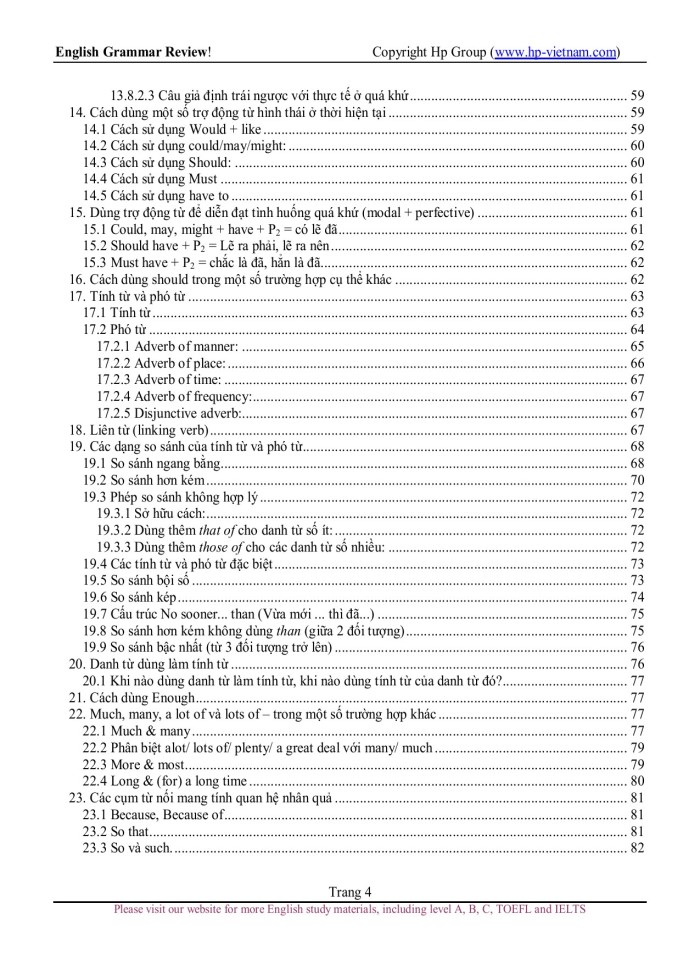 image for page Ngữ pháp tiếng Anh