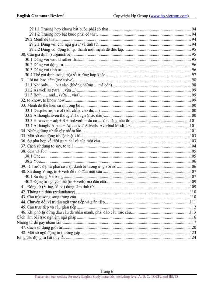 image for page Ngữ pháp tiếng Anh