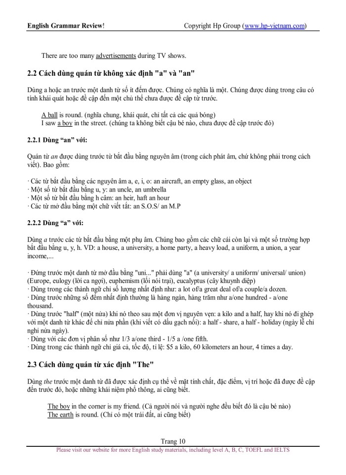 image for page Ngữ pháp tiếng Anh