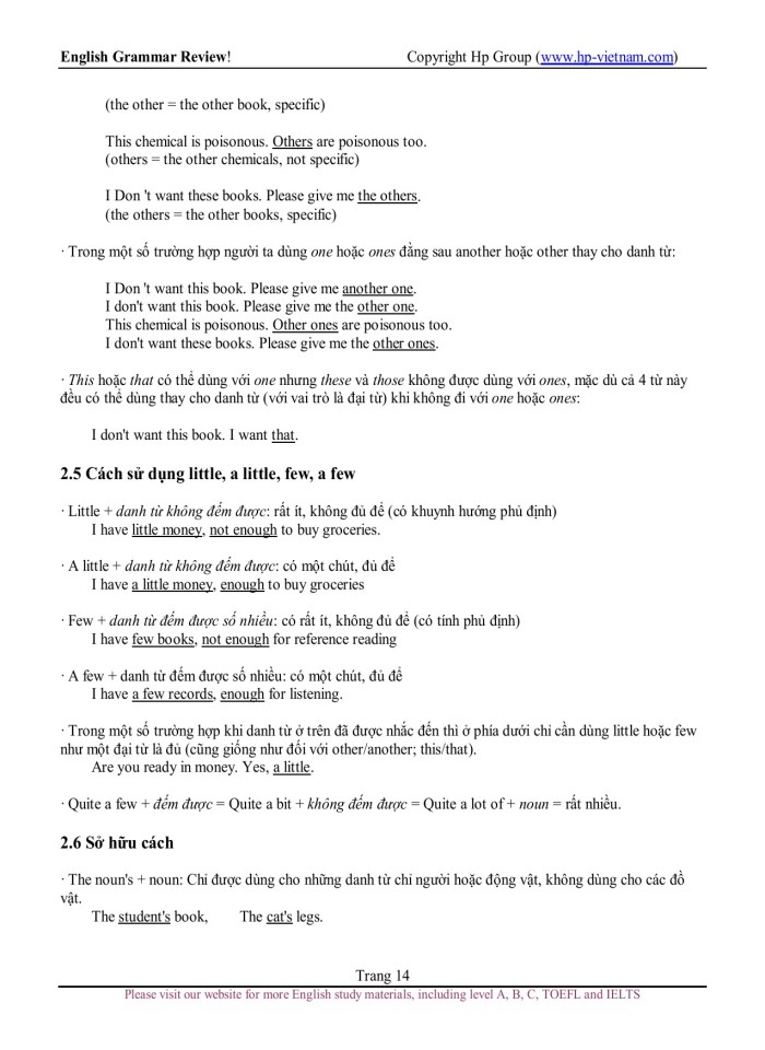 image for page Ngữ pháp tiếng Anh