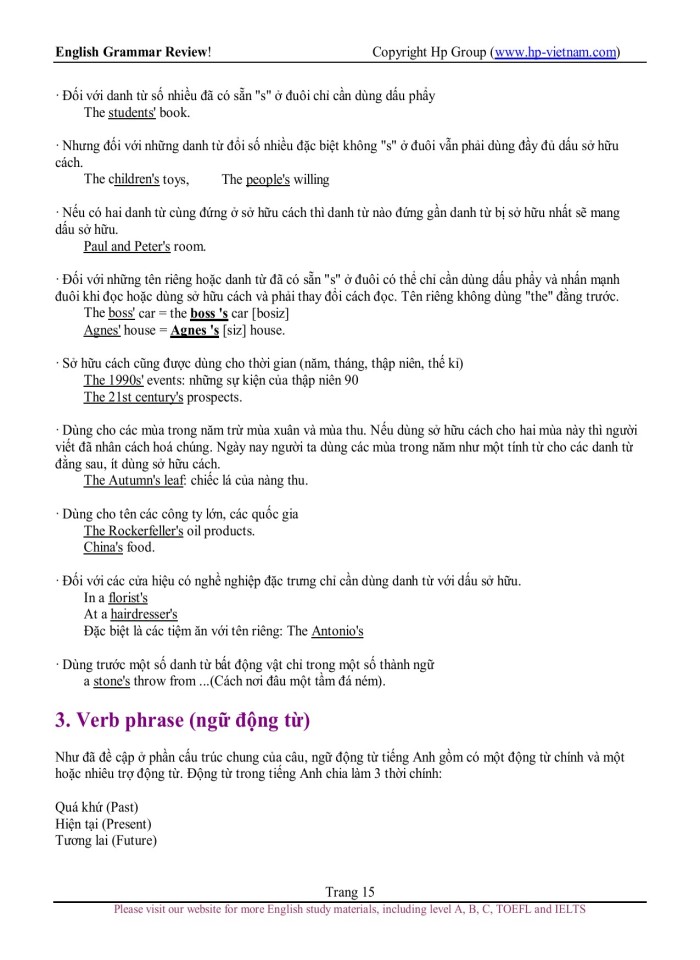 image for page Ngữ pháp tiếng Anh