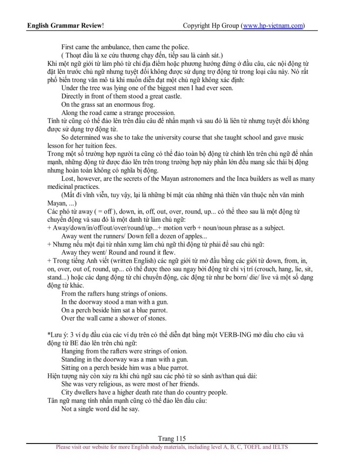 image for page Ngữ pháp tiếng Anh