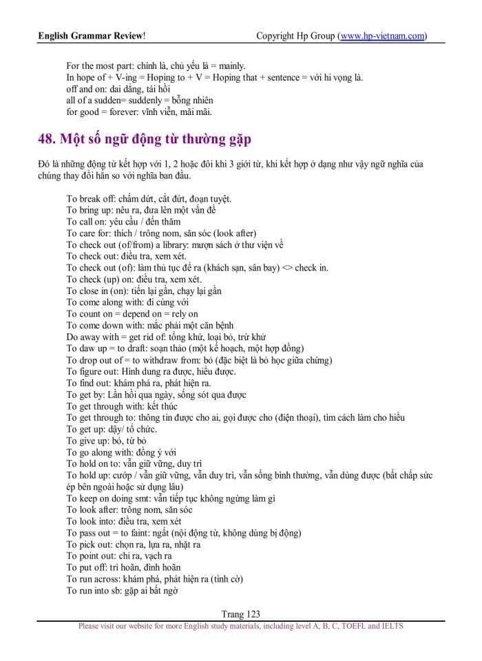 image for page Ngữ pháp tiếng Anh