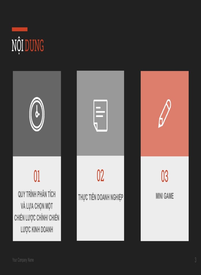 image for page Quy trình phân tích và lựa chọn một chiến lược chính chiến lược kinh doanh