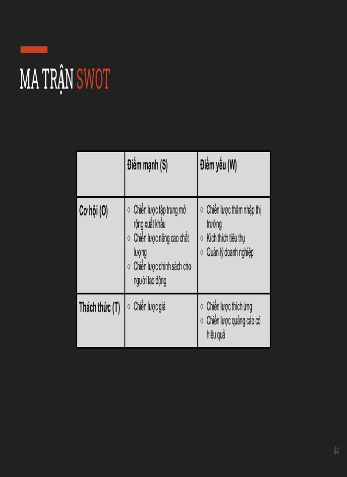 image for page Quy trình phân tích và lựa chọn một chiến lược chính chiến lược kinh doanh