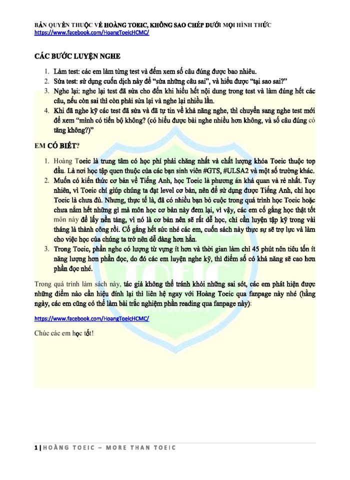 image for page Bản dịch Listening ets toeic 2020