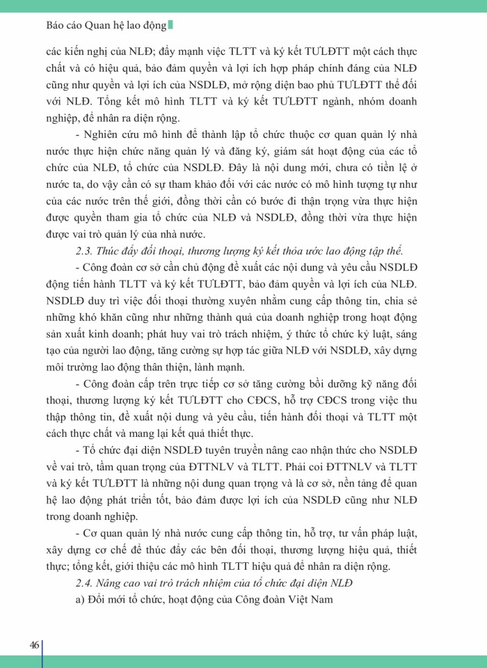 image for page Báo cáo quan hệ lao động