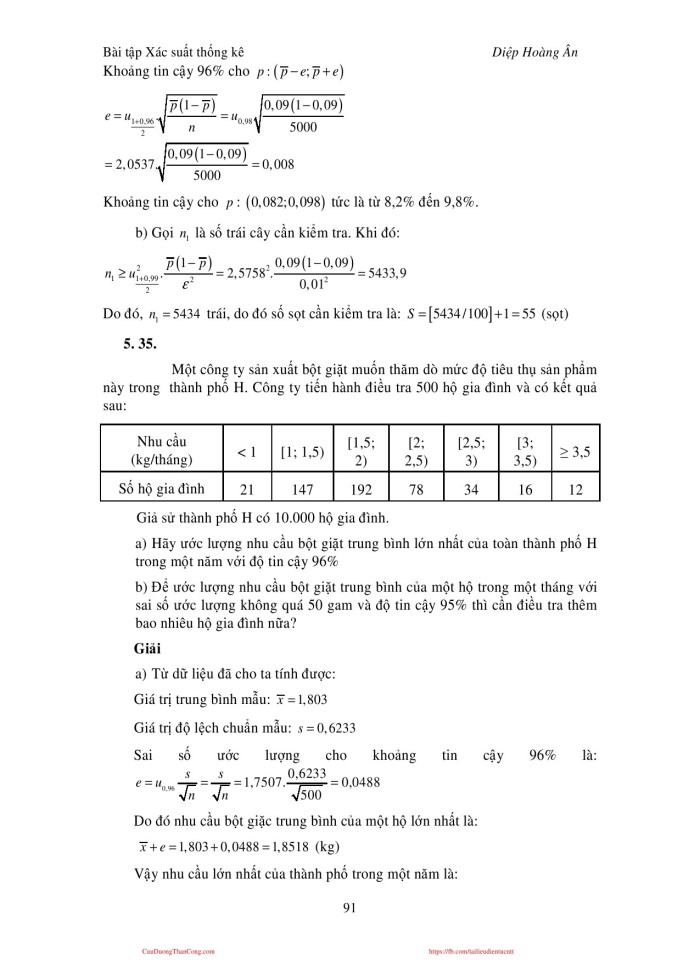 image for page Bài tập xác suất thống kê