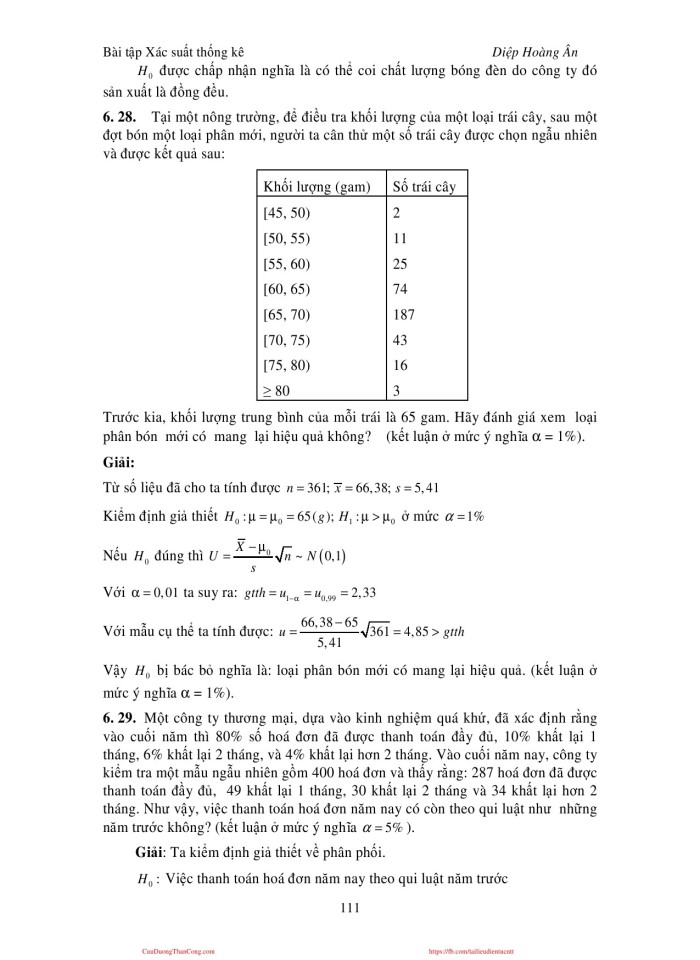 image for page Bài tập xác suất thống kê