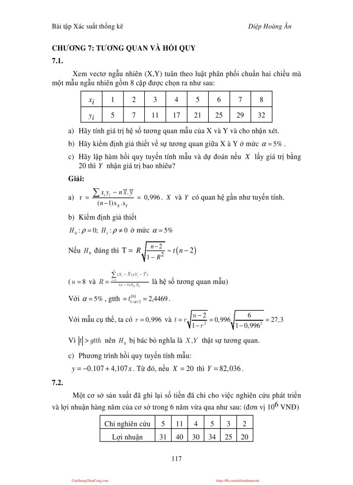 image for page Bài tập xác suất thống kê