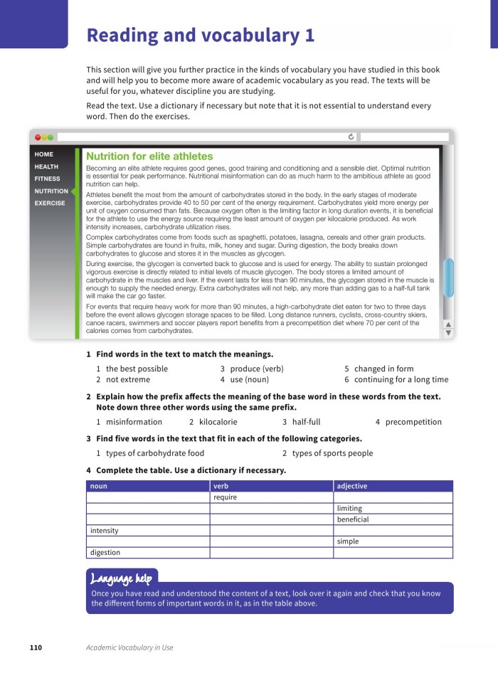 image for page Từ vựng học thuật được sử dụng