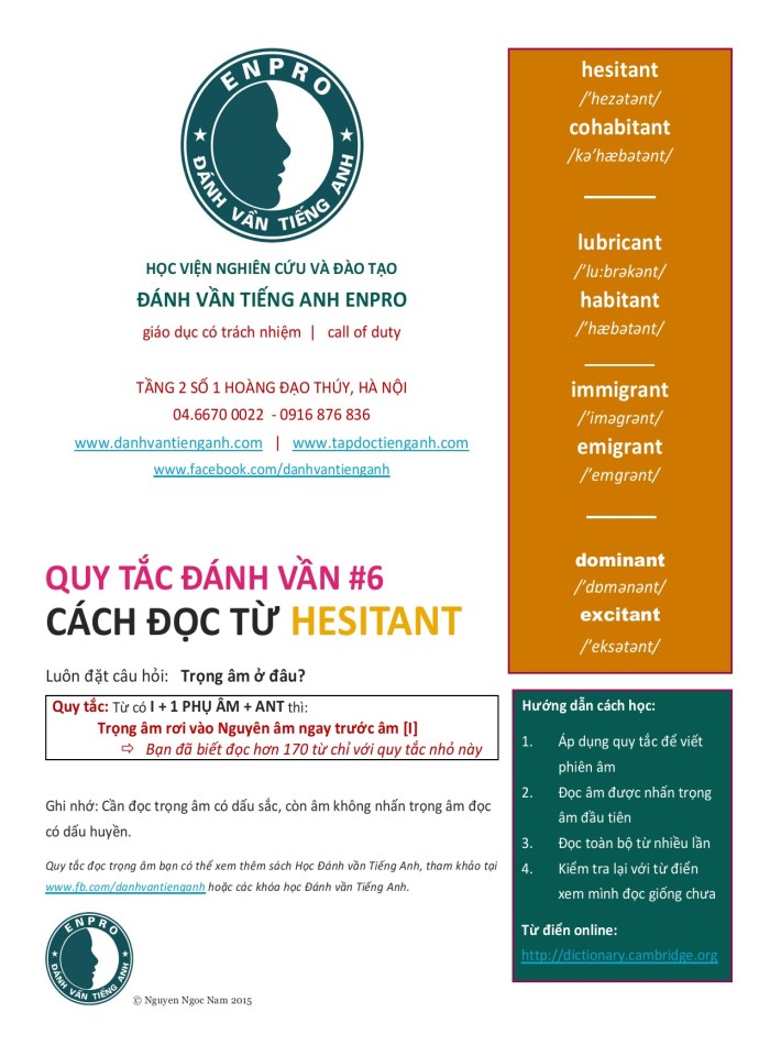 image for page Quy tắc đánh vần cách đọc âm