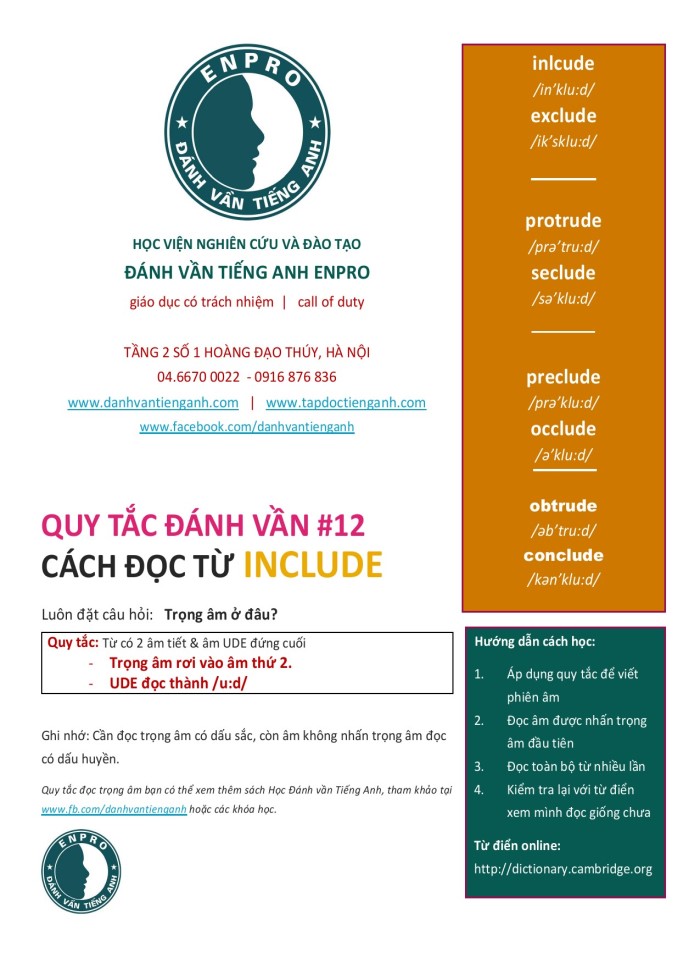 image for page Quy tắc đánh vần cách đọc âm