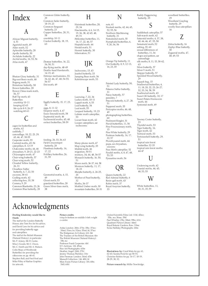 image for page Sách về Bướm và bướm đêm